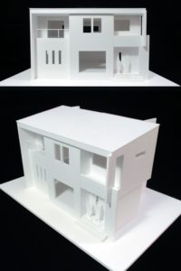 新築住宅白模型（検討用）S=1/50