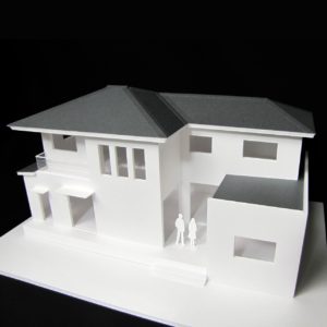 新築住宅白模型（検討用）S=1/50